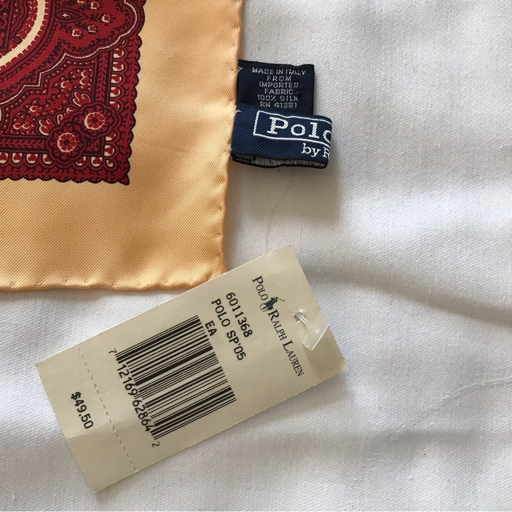 Polo Ralph Lauren Mens Silk Handkerchief
